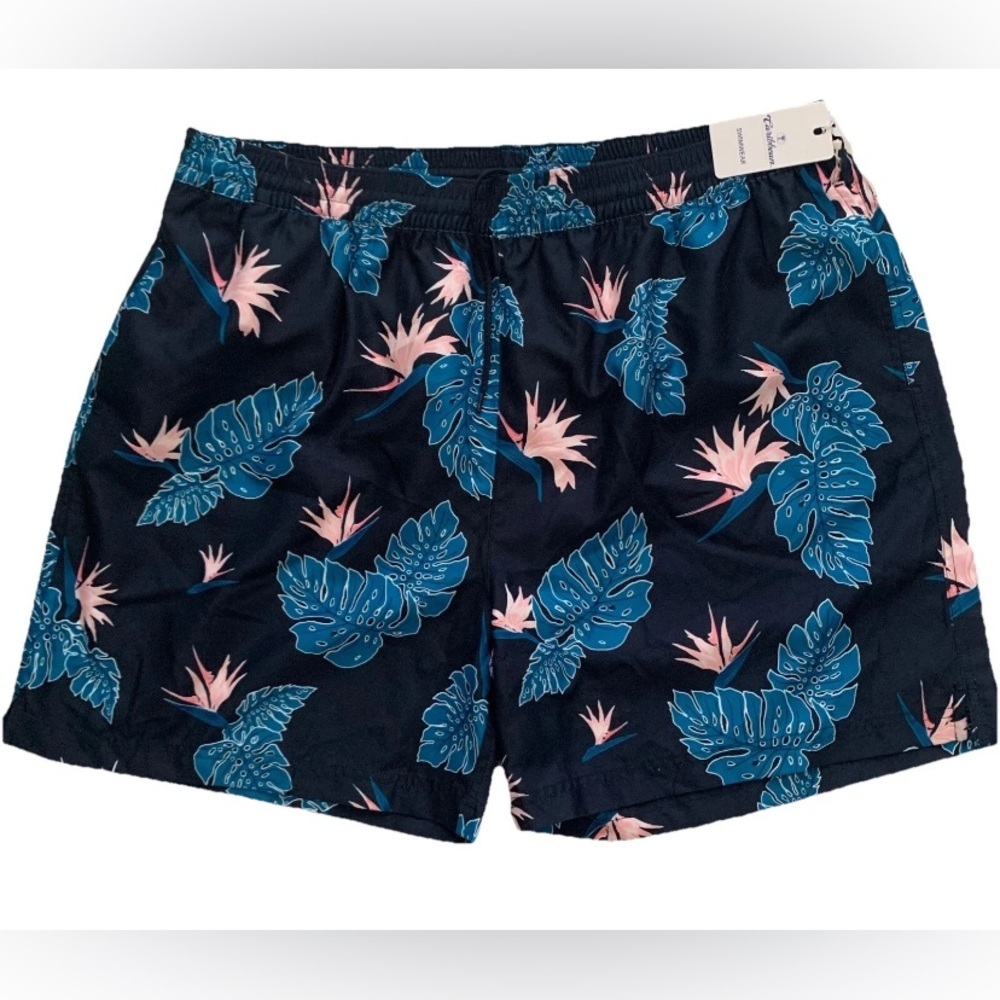 NEW SIZE 3XT Big Man Roundtree & Yorke Shorts Swim Trunks Dk Navy MSRP $70